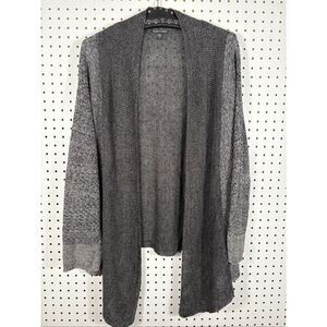 Eileen Fisher Linen open cardigan sweater size XL